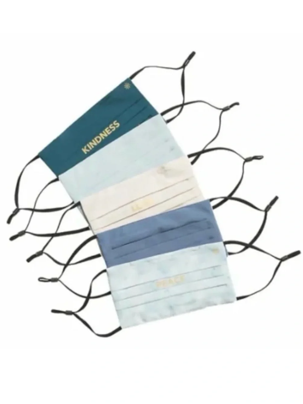 Athleta New Adjustable Non-Medical Cloth Face Masks 5 Packs of 5 NIP